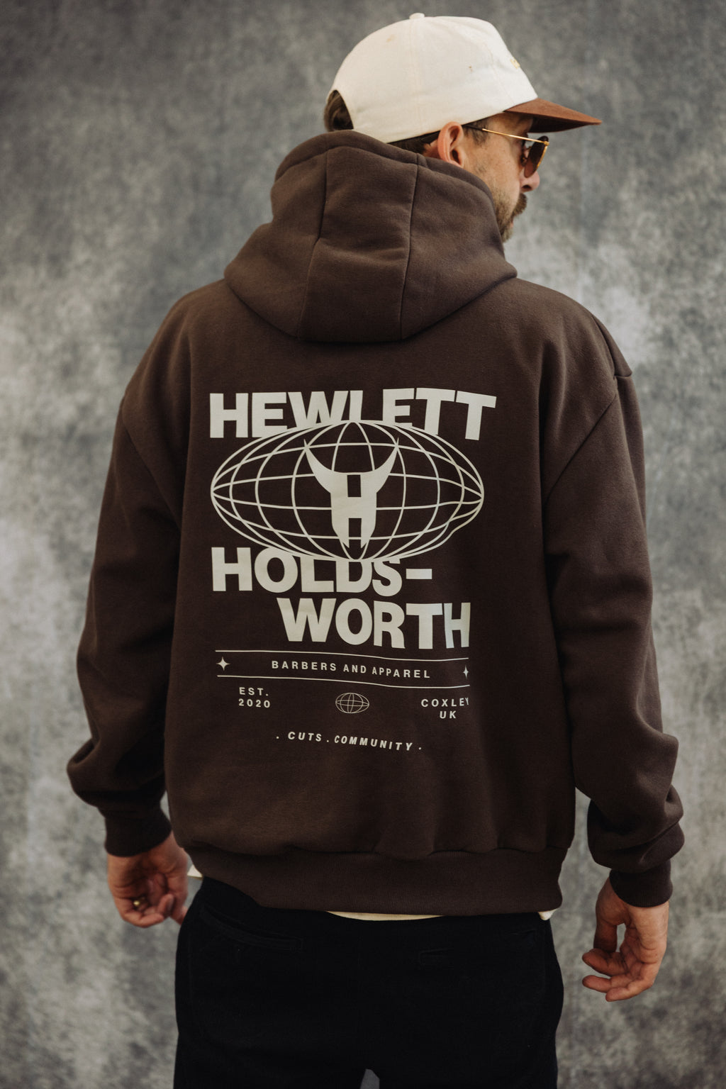 Espresso Hoodie - Globe Graphic