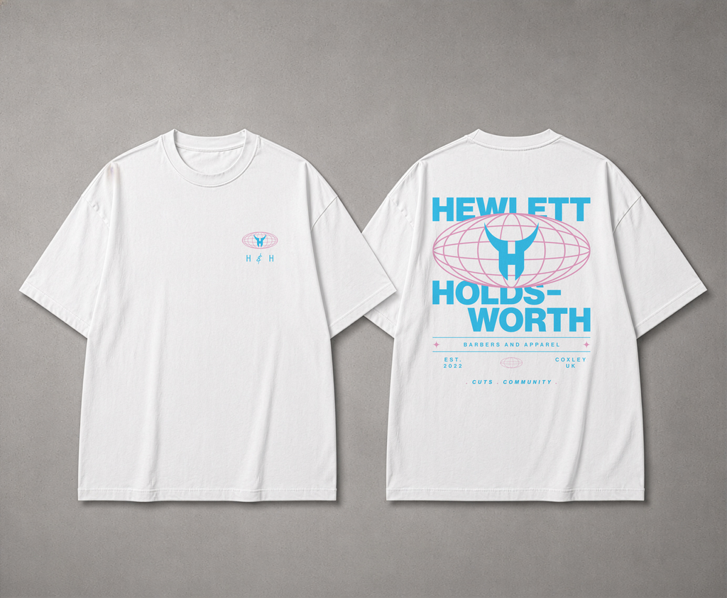 Tshirt - Globe Graphic - White