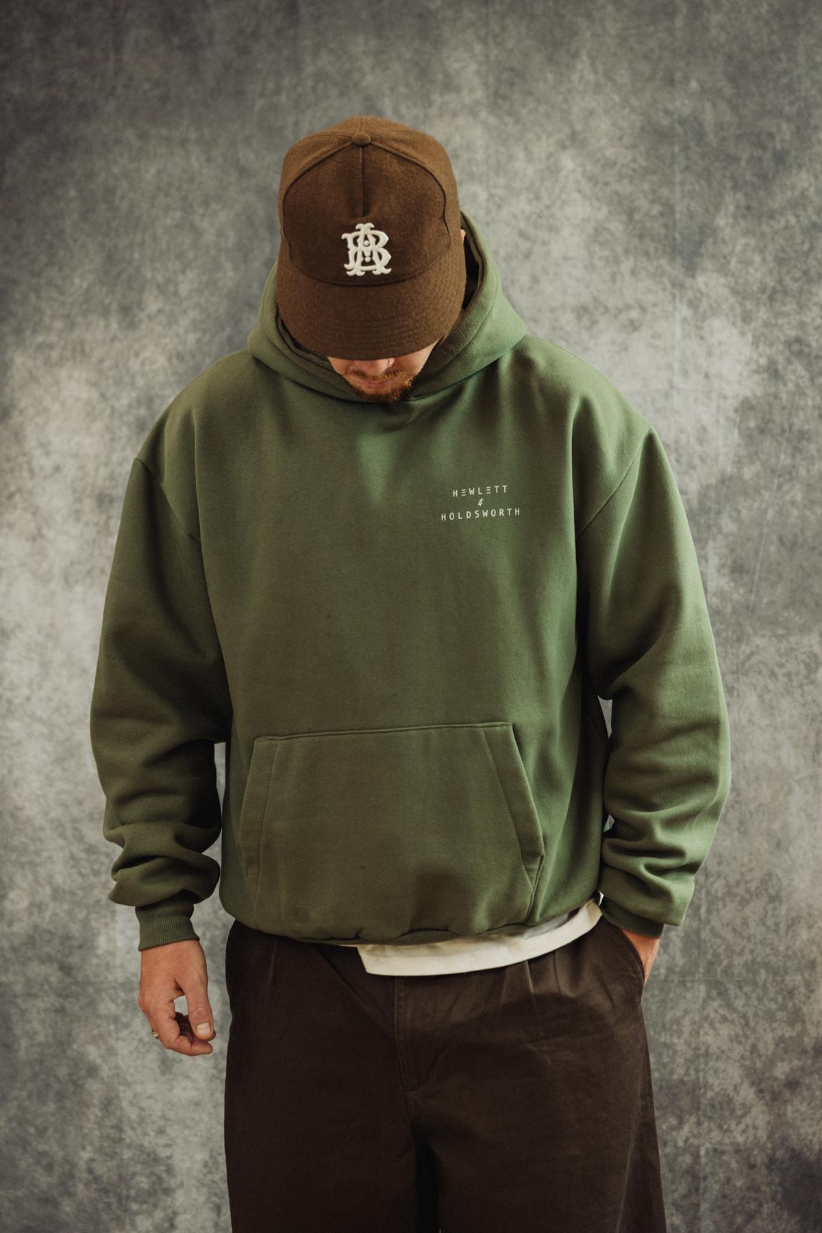 Green Hoodie - Glitch Graphic