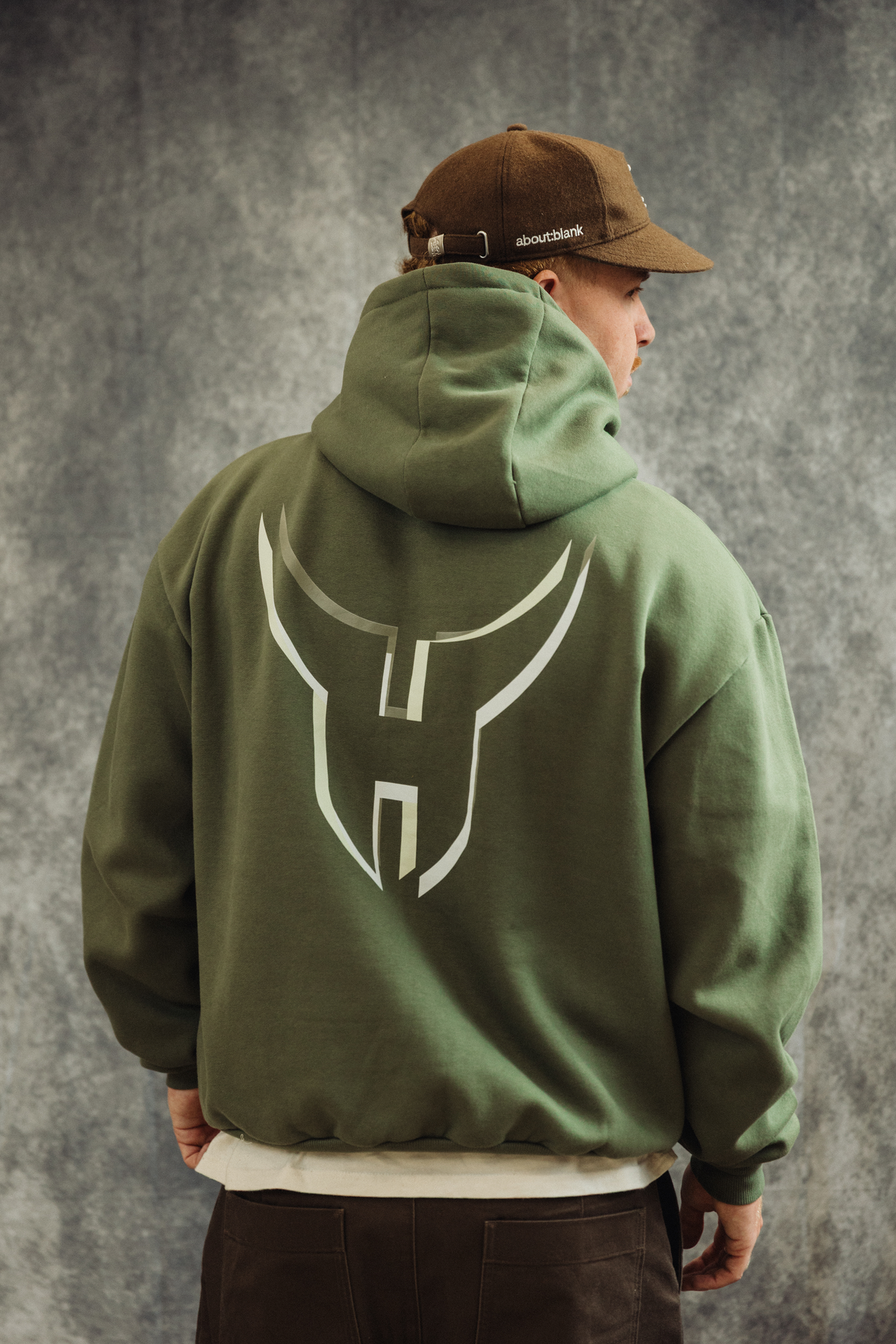 Green Hoodie - Glitch Graphic