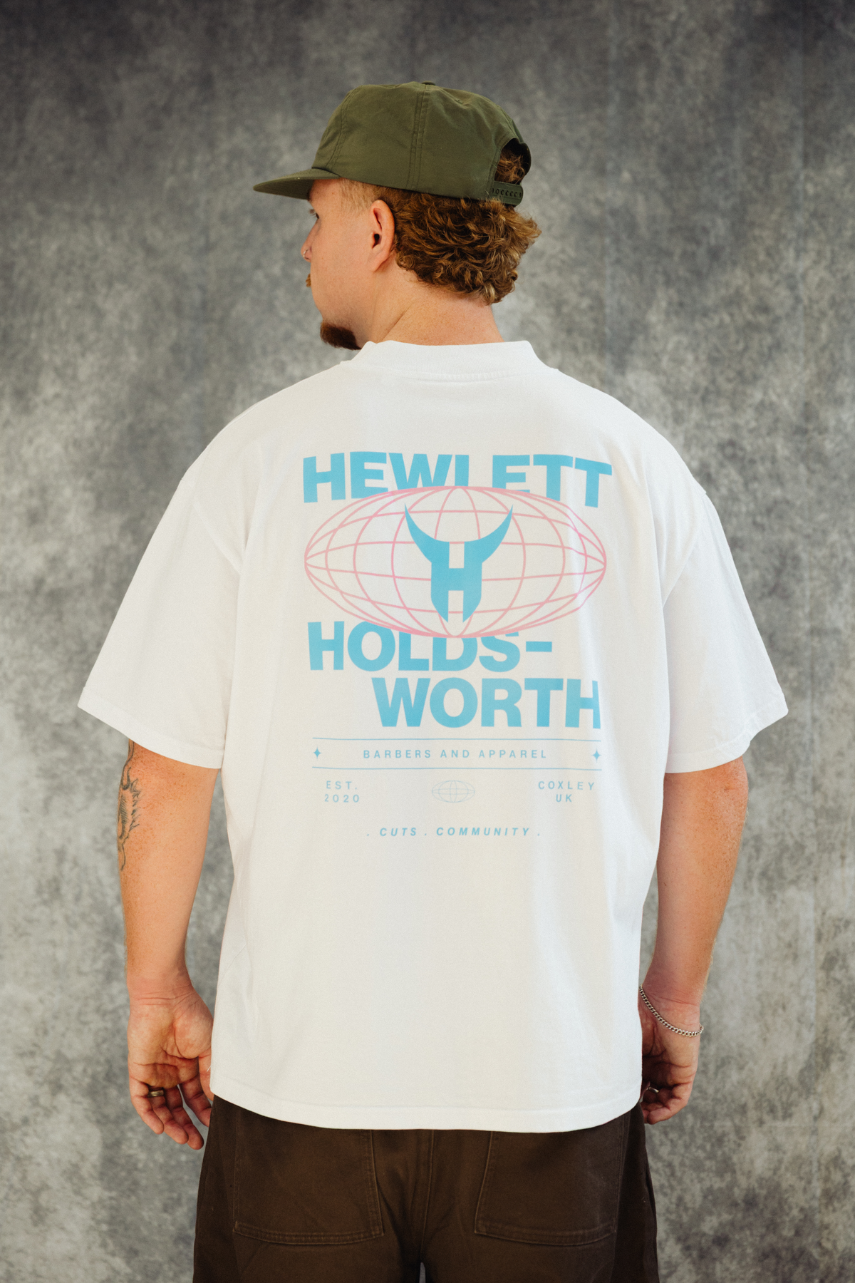 Tshirt - Globe Graphic - White